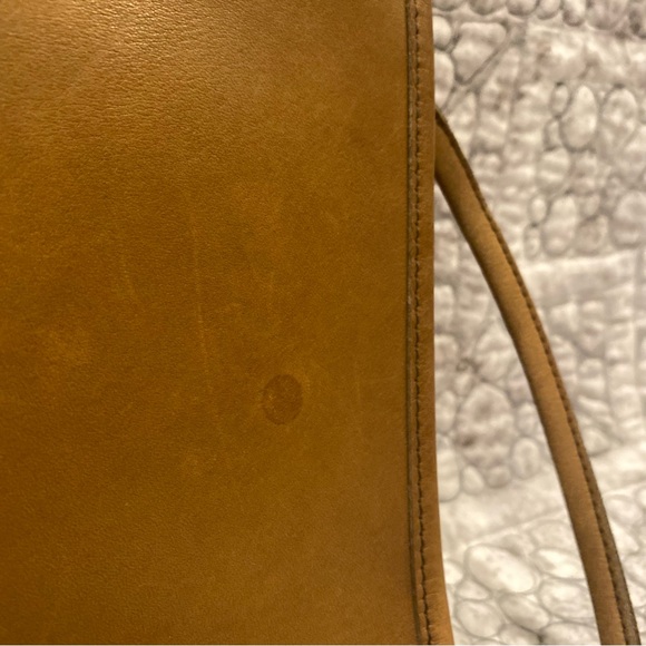 Vintage Coach Putty compact pouch crossbody purse 9620 - Picture 7 of 11